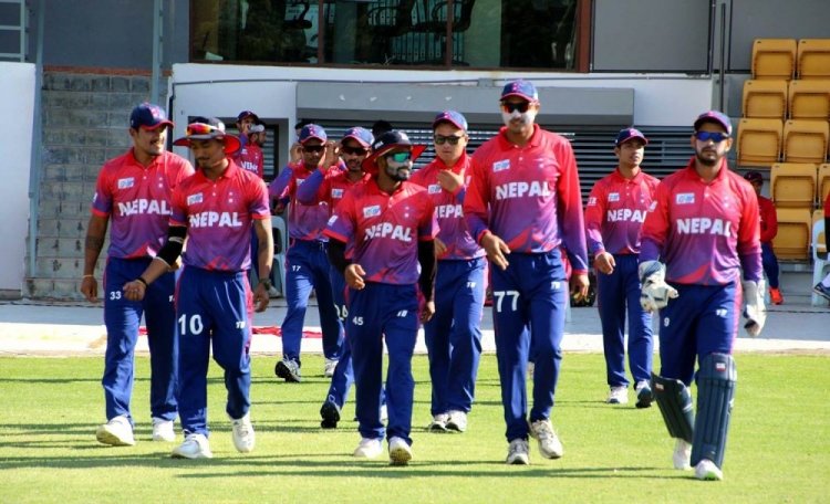 पहिलो खेलमा नै नेपाल कतारसँग ४ विकेटले पराजित