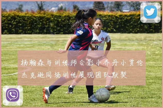 杨瀚森与训练师合影小乔丹小贾伦杰克逊同场训练展现团队默契